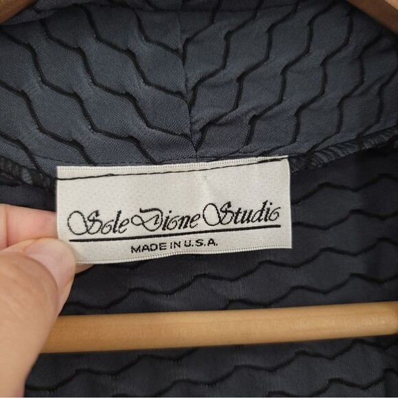 Sole Dione Studio Cardigan Open Front Waterfall Slinky Knit Lagenlook NWT - Picture 9 of 10